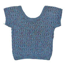  Vintage blue Unbranded Crochet Top - womens medium