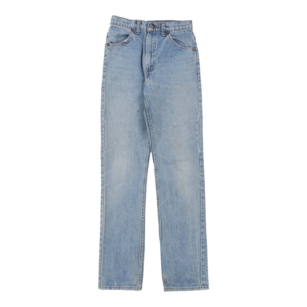 Orange Tab Levis Jeans 26W UK 6 Blue Cotton Blend