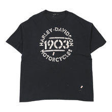  Vintage black Harley Davidson T-Shirt - mens xx-large