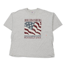  Vintage grey Holidaysburg Pennsylvania Hanes T-Shirt - mens xx-large