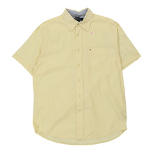  Vintage yellow Tommy Hilfiger Short Sleeve Shirt - mens large