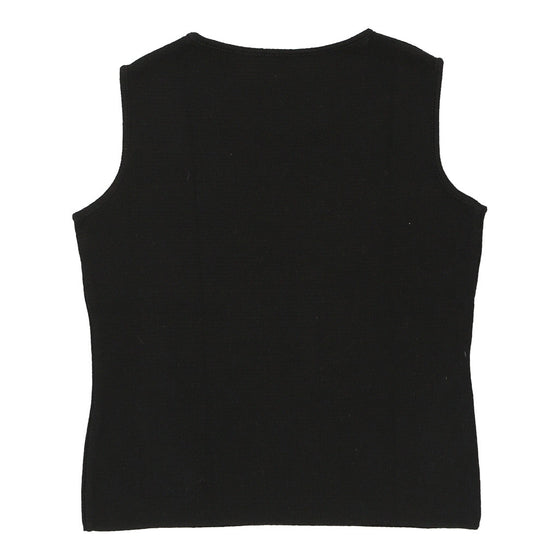 Vintage black Unbranded Vest - womens medium