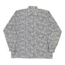  Vintage grey Ruedes Ecoles Patterned Shirt - mens medium