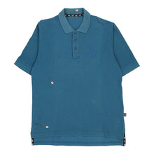  Vintage blue Adidas Polo Shirt - mens large