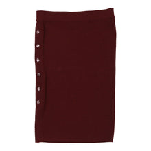 Vintage burgundy Le Maglie Di Dolce & Gabbana Pencil Skirt - womens 33" waist