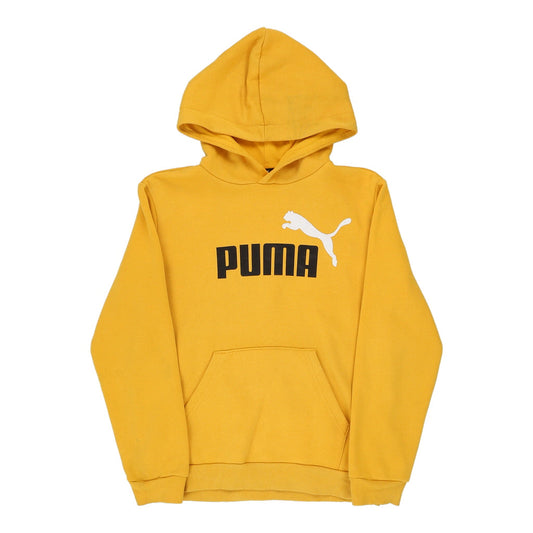 Vintage yellow Puma Hoodie - boys medium