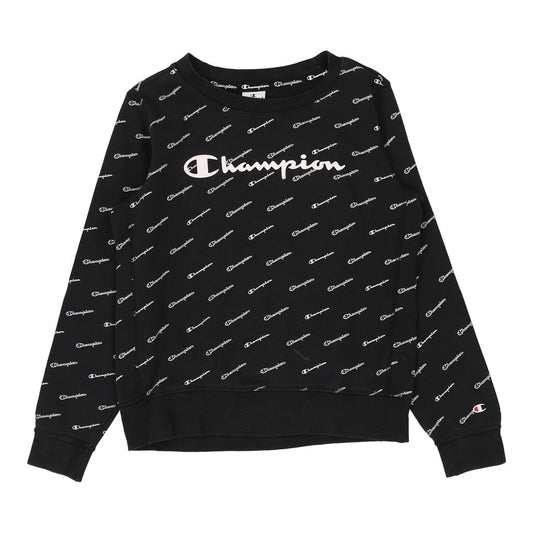 Vintage black Champion Sweatshirt - womens medium
