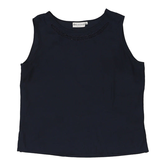 Vintage navy Carina Top - womens x-large