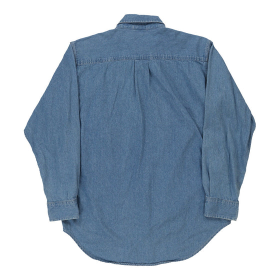 Vintage blue Planet Hollywood Denim Shirt - mens medium