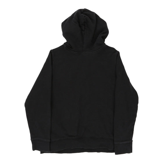 Adidas Spellout Hoodie - Small Black Cotton - Thrifted.com
