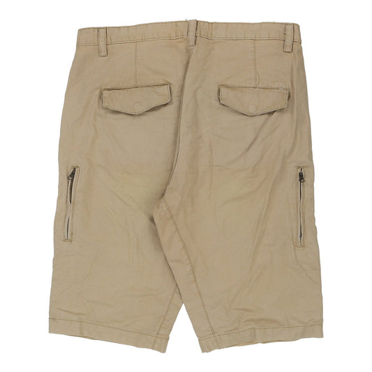 Vintage beige Piazza Italia Cargo Shorts - mens 38" waist