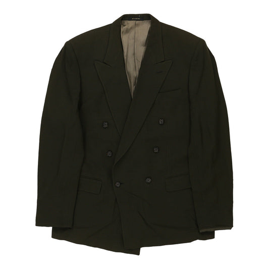 Vintage Givenchy Blazer - Large Khaki Wool