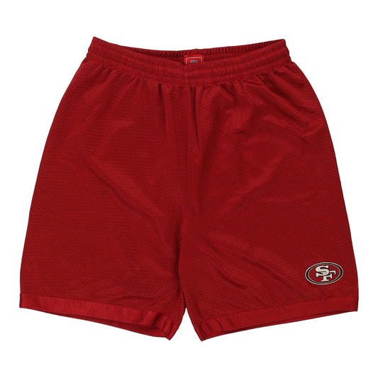 Vintage San Francisco 49ers Nfl Sport Shorts - Large Red Polyester