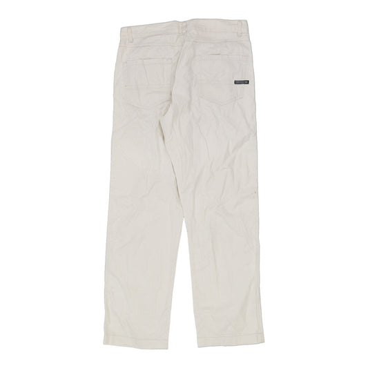 Vintage white Sergio Tacchini Trousers - mens 34" waist