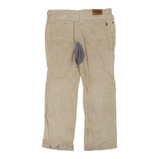 Vintage beige El Paso Cord Trousers - mens 40" waist
