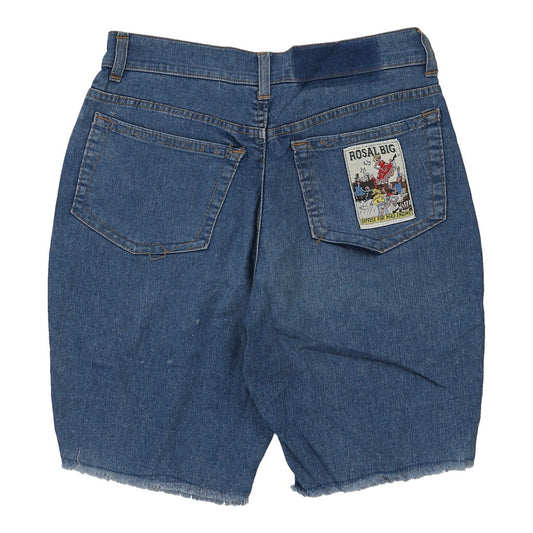 Vintage blue Rosal Big Denim Shorts - womens 30" waist