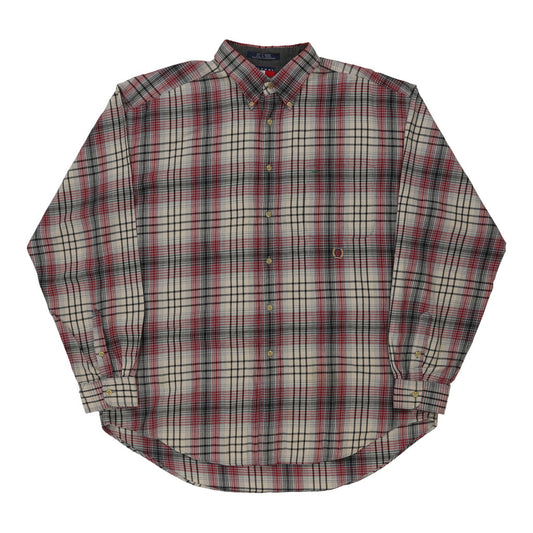 Vintage grey Tommy Hilfiger Flannel Shirt - mens x-large