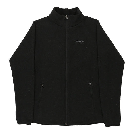 Vintage Marmot Fleece - Large Black Polyester
