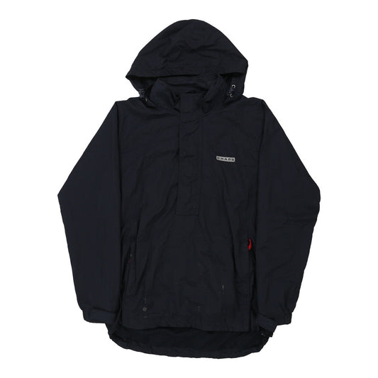 Vintage Chaps Ralph Lauren Oversized Jacket - Medium Black Nylon