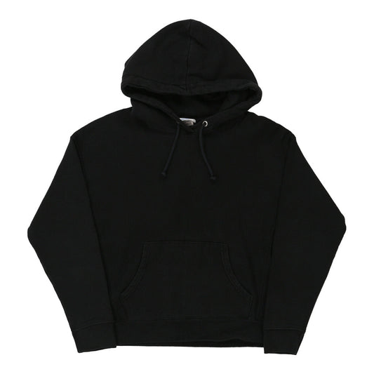 Vintage Age 13-14 Champion Hoodie - Large Black Cotton