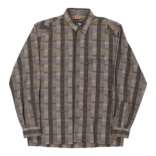 Vintage brown Jb Shirt - mens medium