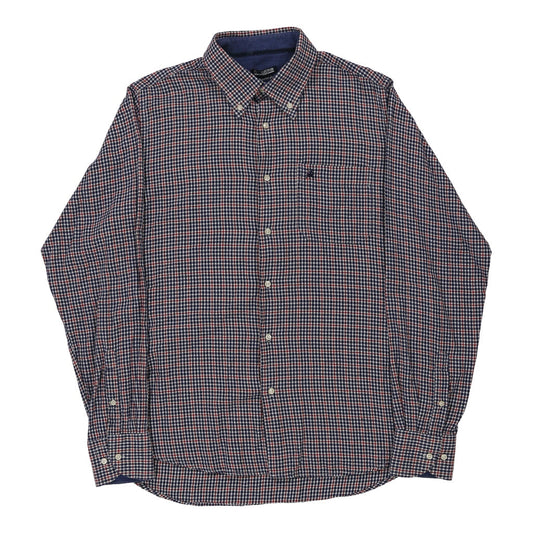 Vintage Rioner Checked Shirt - XL Blue Cotton