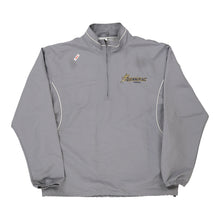 Vintage grey Quinnipiac University Russell Athletic Jacket - mens medium