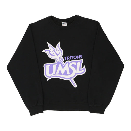 Vintage black Tritons UMSL Jerzees Sweatshirt - mens small