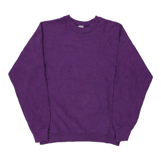 Vintage purple Made in USA Fruit Of The Loom Sweatshirt - womens large