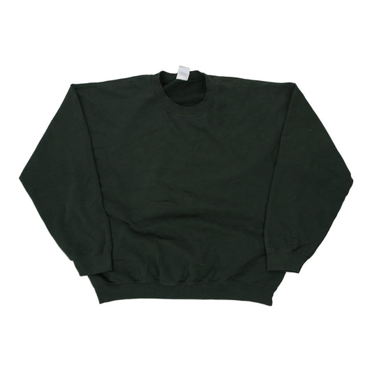 Vintage green Gildan Sweatshirt - mens x-large