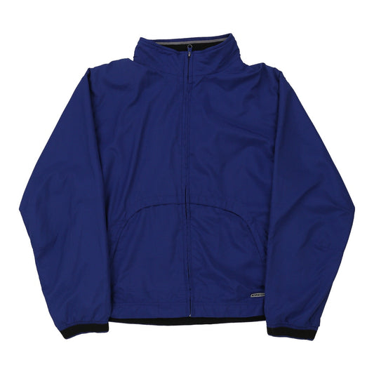 Vintage Reebok Jacket - Large Blue Polyester