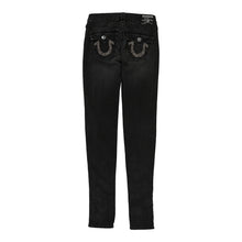  True Religion Skinny Fit Jeans - 27W UK 4 Black Cotton - Thrifted.com