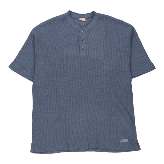 Vintage Champion T-Shirt - XL Blue Cotton