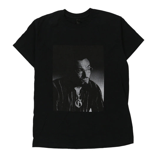 Vintage Vibe Tour Gildan Band T-Shirt - Medium Black Cotton