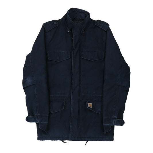 Vintage Hickman Coat Carhartt Jacket - Small Navy Cotton