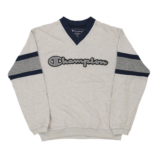 Vintage grey Champion Sweatshirt - mens small