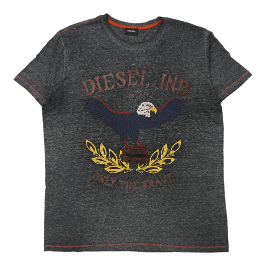 Vintage grey Diesel T-Shirt - mens large