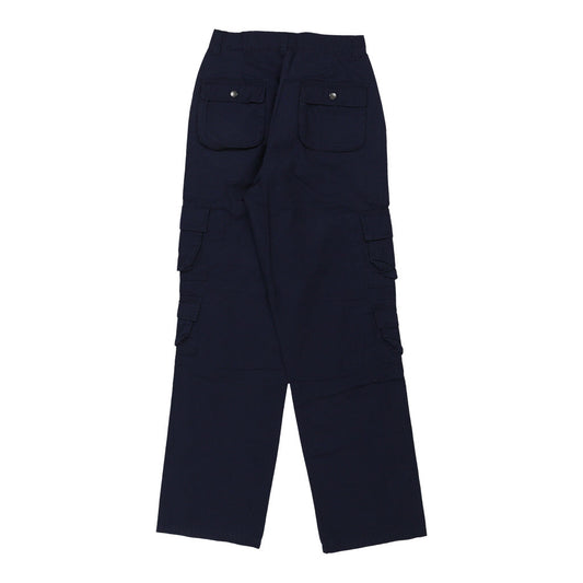 Vintage navy Sotto Zero Cargo Trousers - womens medium