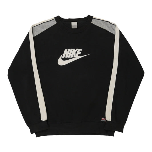 Vintage black Nike Sweatshirt - mens medium