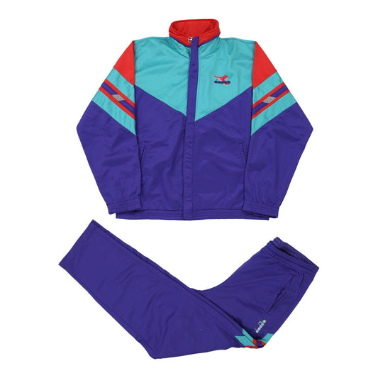Vintage multicoloured Diadora Full Tracksuit - mens medium