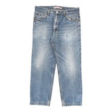  700 Carrera Slim Fit Jeans - 36W 27L Blue Cotton - Thrifted.com