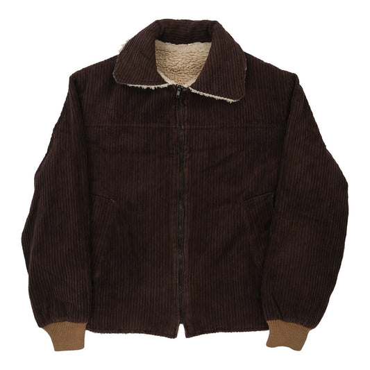 Vintage brown 1970's Unbranded Cord Jacket - womens medium