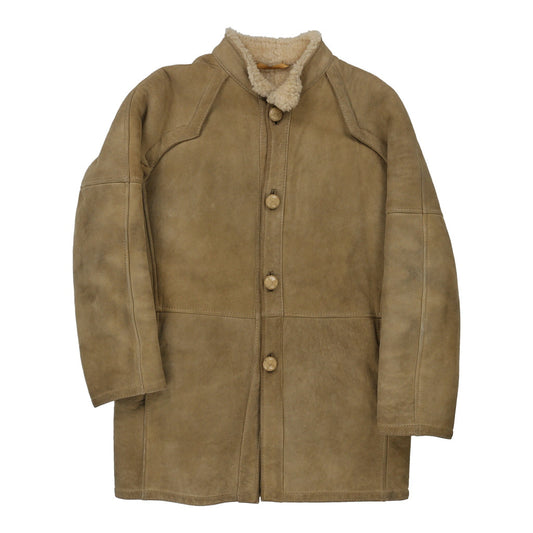 Vintage beige Unbranded Suede Jacket - womens large