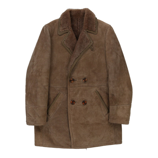 Vintage brown Unbranded Suede Jacket - mens medium