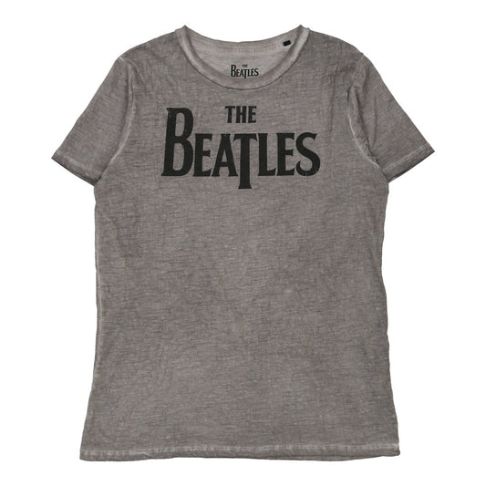 Vintage grey The Beatles T-Shirt - mens large