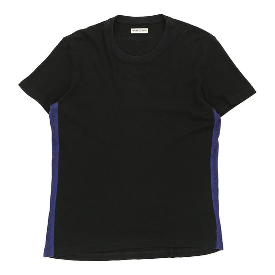 Vintage black Underwear Emporio Armani T-Shirt - mens large