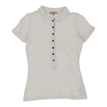  Vintage white Burberry Brit Polo Shirt - womens x-small