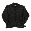 Carbon Pell Leather Jacket - Large Black Leather - Thrifted.com
