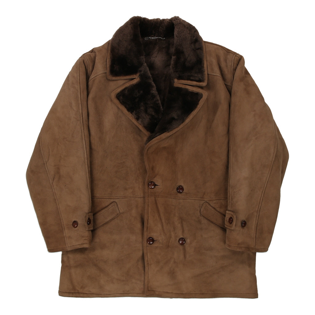 Vintage brown Unbranded Suede Jacket - mens x-large