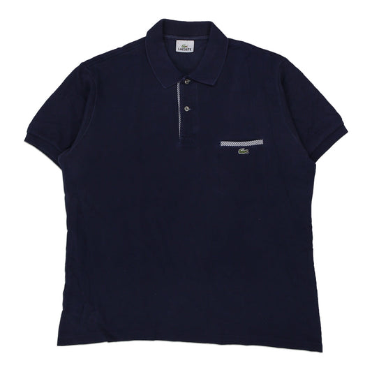 Vintage navy Lacoste Polo Shirt - mens large